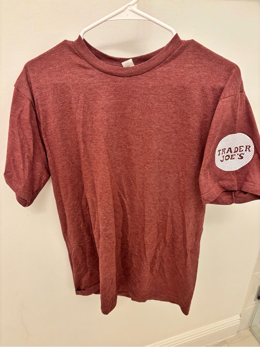 Trader Joe's Short Sleeve Tee - Maroon
